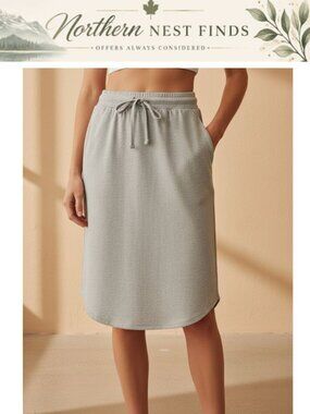 High Waisted Mermaid Maxi Skirt Drawstring Pocket Fishtail Long